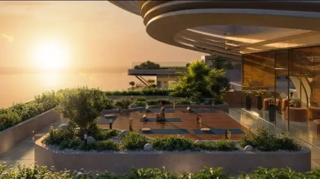 Rooftop lounge at one of the developments Bridgekeys represents