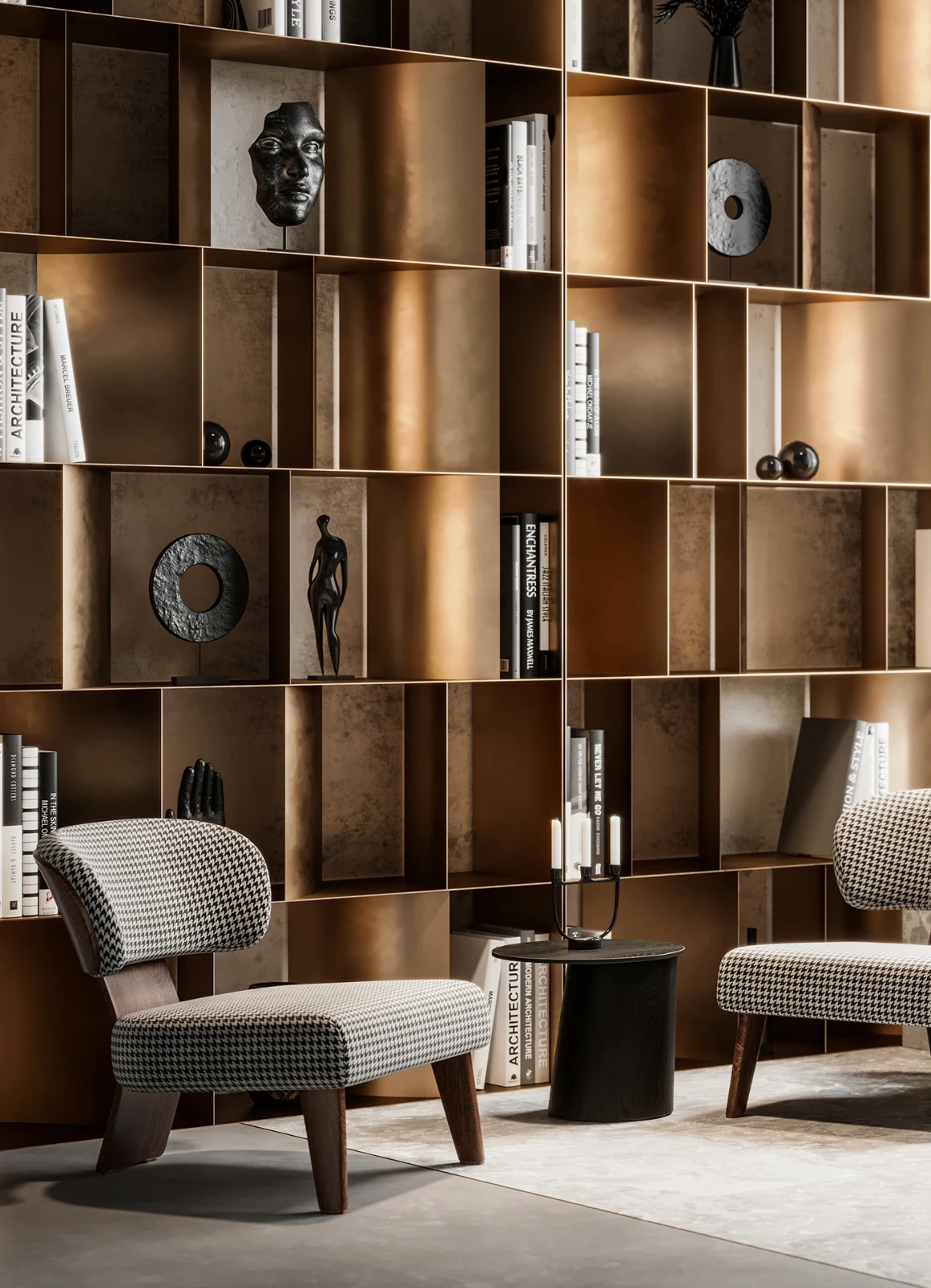 Interior of a curated residence